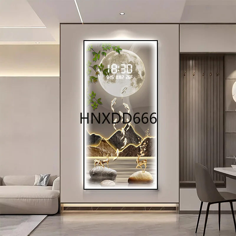 Interior Design Remote - Relógio de parede de luxo com