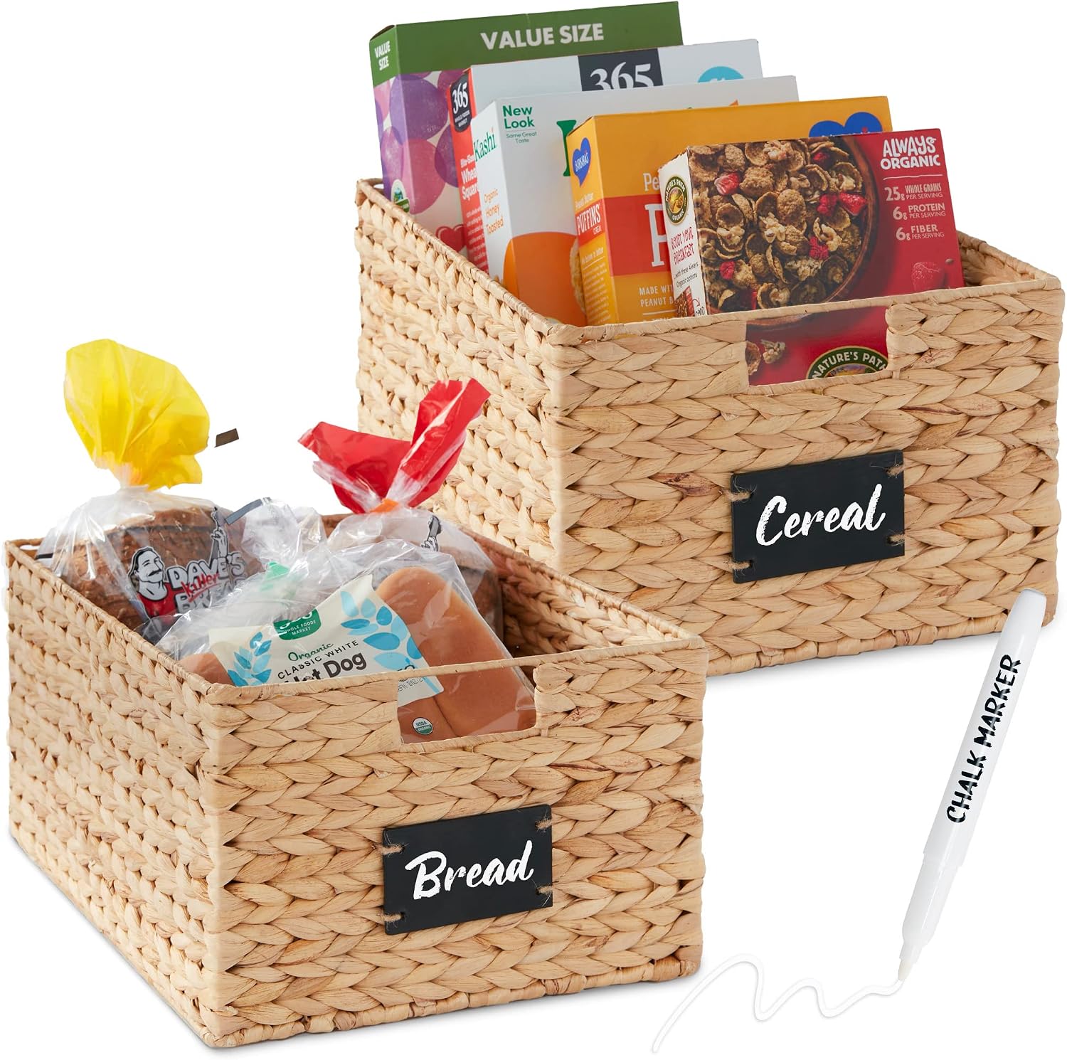 Woven Basket Set - Cestas de Despensa Best Choice Products,
