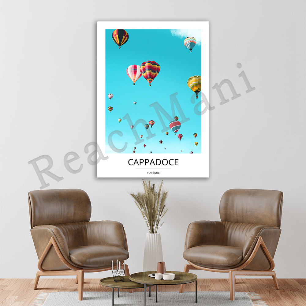 Interior Design Illustration - Cappadocia, impressão de pôsteres, pôsteres de