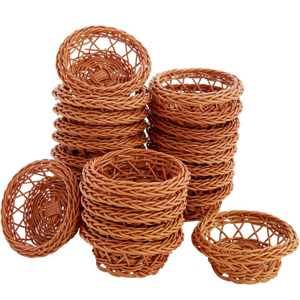 Woven Basket Set - Conjunto de Mini Cestas Trançadas -