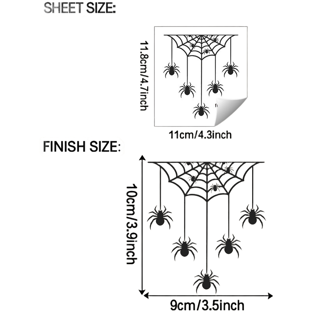 Interior Design Web Free - Adesivo de Parede Teia de Aranha