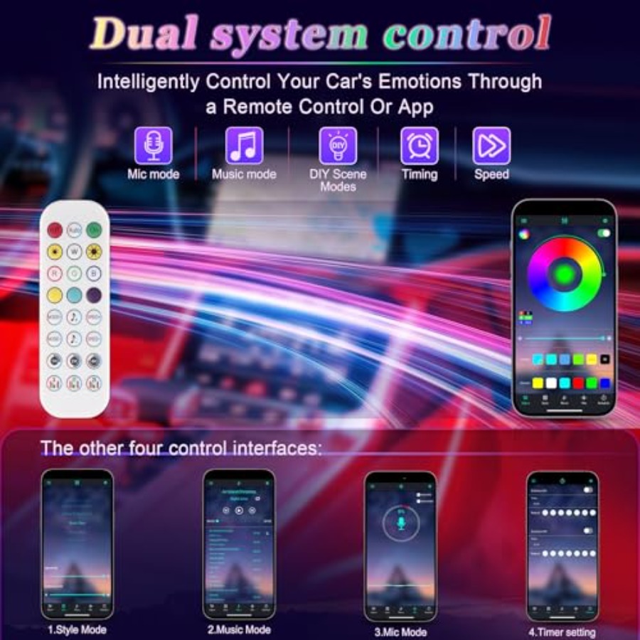 Luzes LED Inteligentes para In - Interior Design Remote avaliação e preço