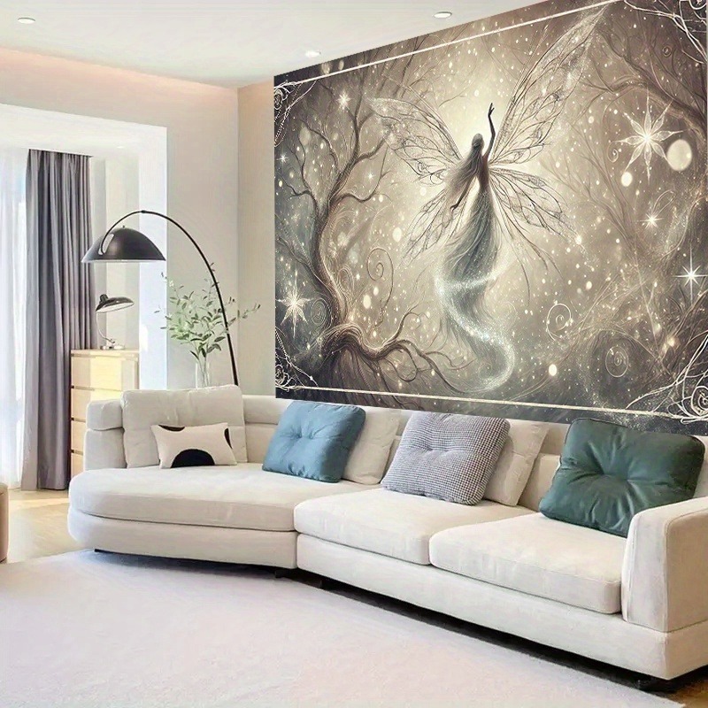 Fantasia árvore de fadas mural - Interior Design Hd avaliação e preço
