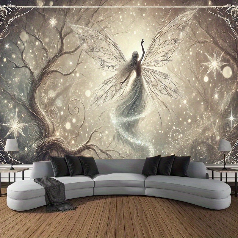 Fantasia árvore de fadas mural - Interior Design Hd avaliação e preço