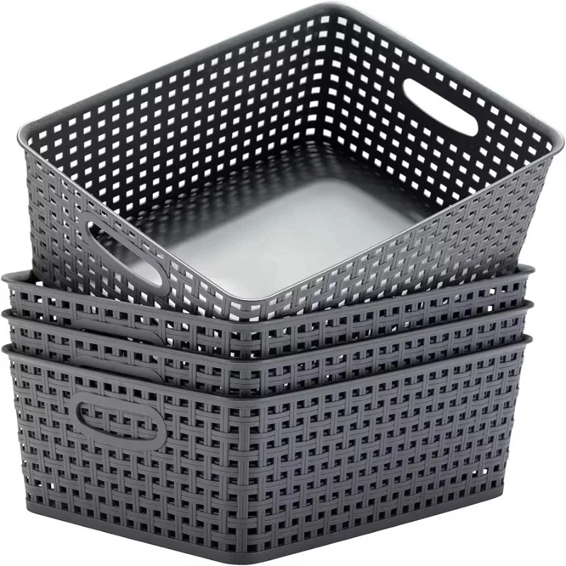 Cesto Organizador de Plástico  - Woven Basket Set avaliação e preço