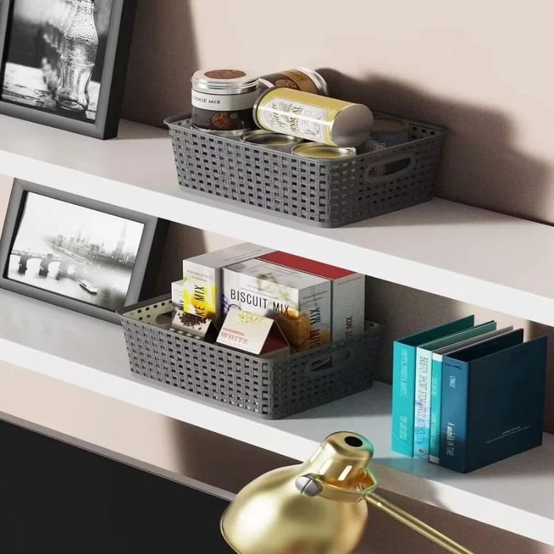 Cesto Organizador de Plástico  - Woven Basket Set avaliação e preço