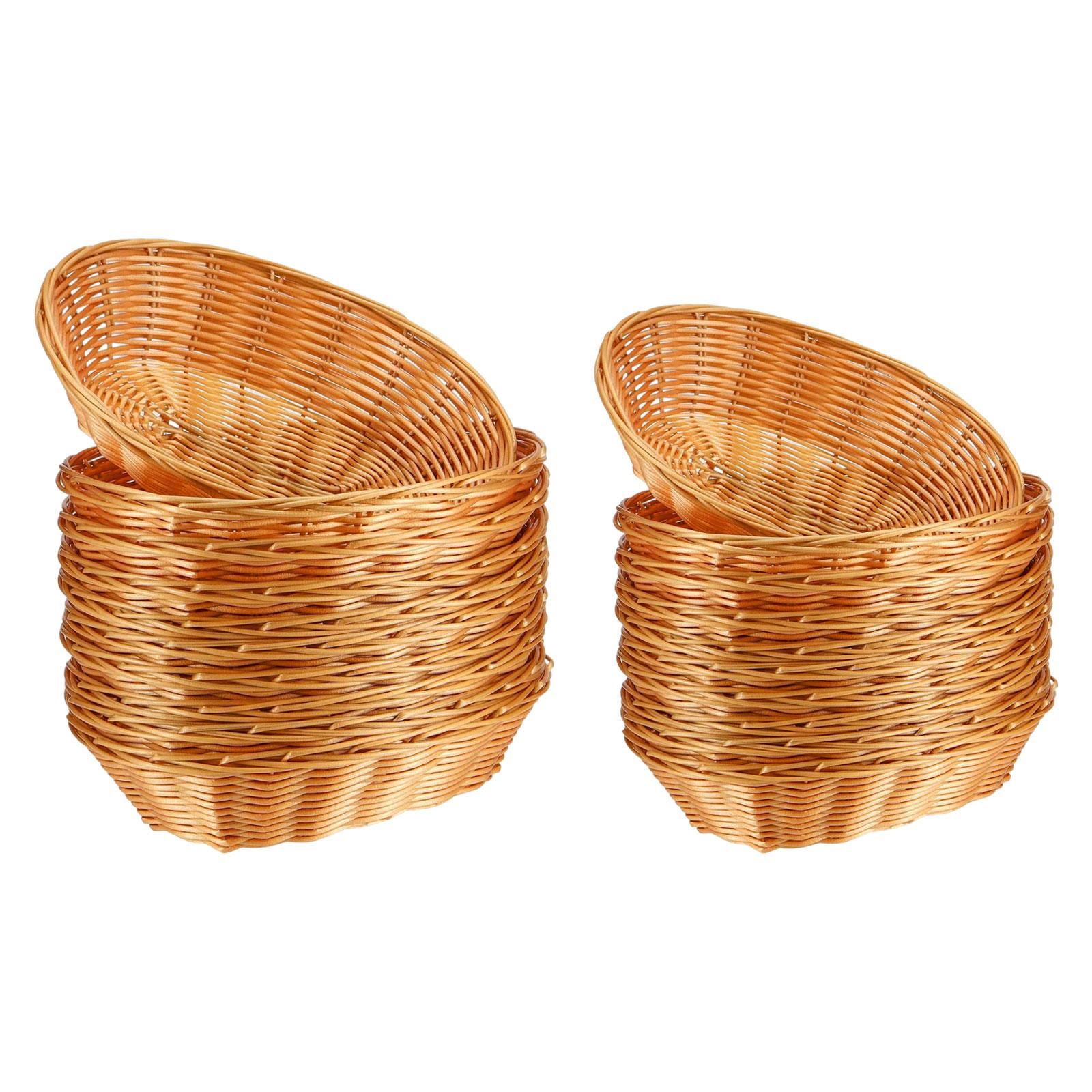 Pacote com 10 cestas tecidas p - Woven Basket Set avaliação e preço