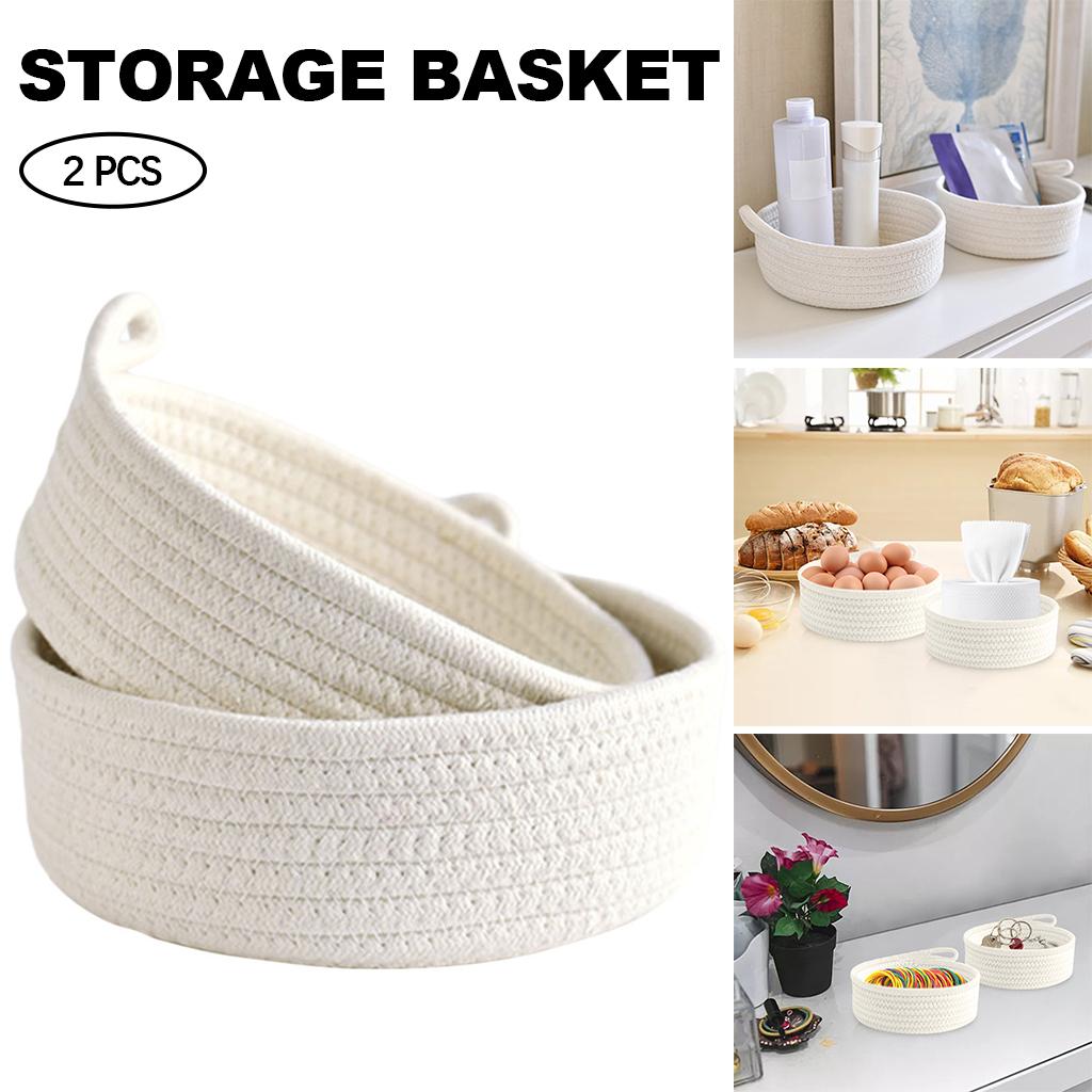 Conjunto de Cestos Pequenos de - Woven Basket Set avaliação e preço