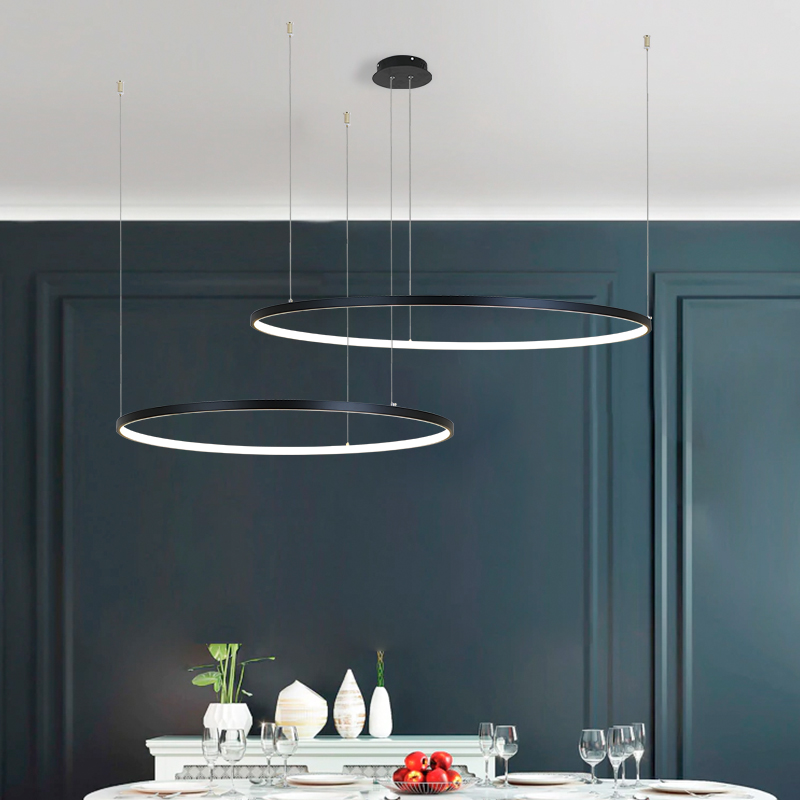 Nordic moderno led lustre sala - Interior Design Remote avaliação e preço