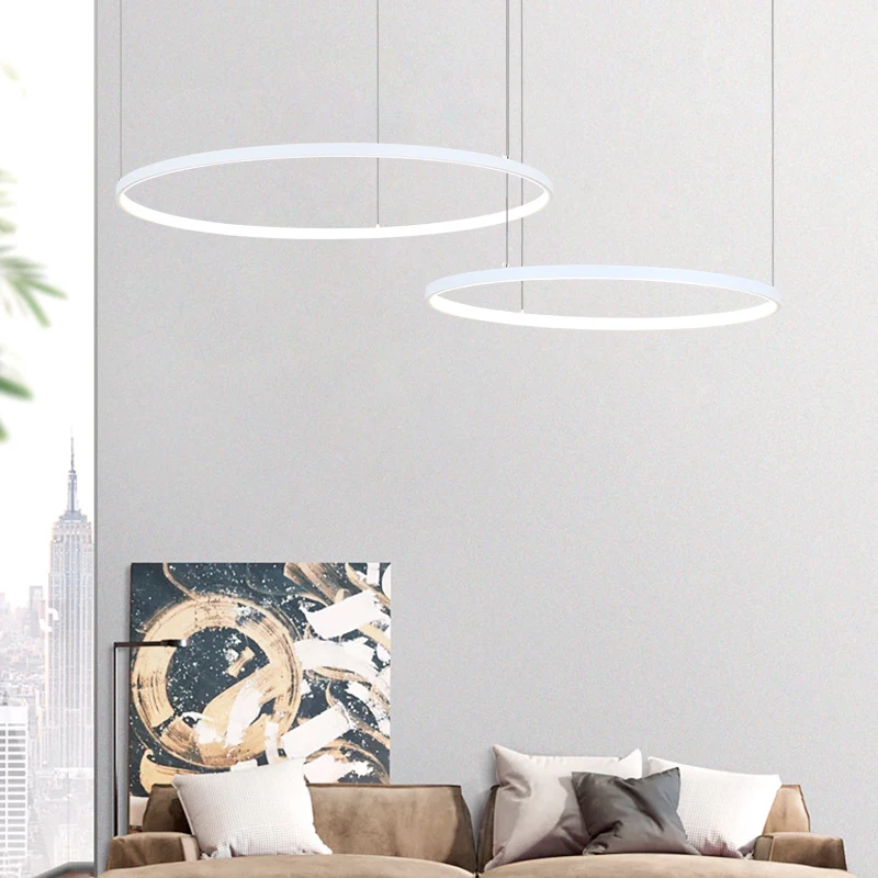 Nordic moderno led lustre sala - Interior Design Remote avaliação e preço