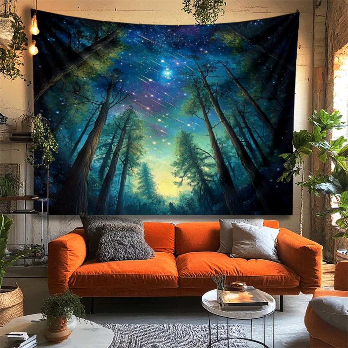 Noite estrelada floresta céu t - Interior Design Hd avaliação e preço