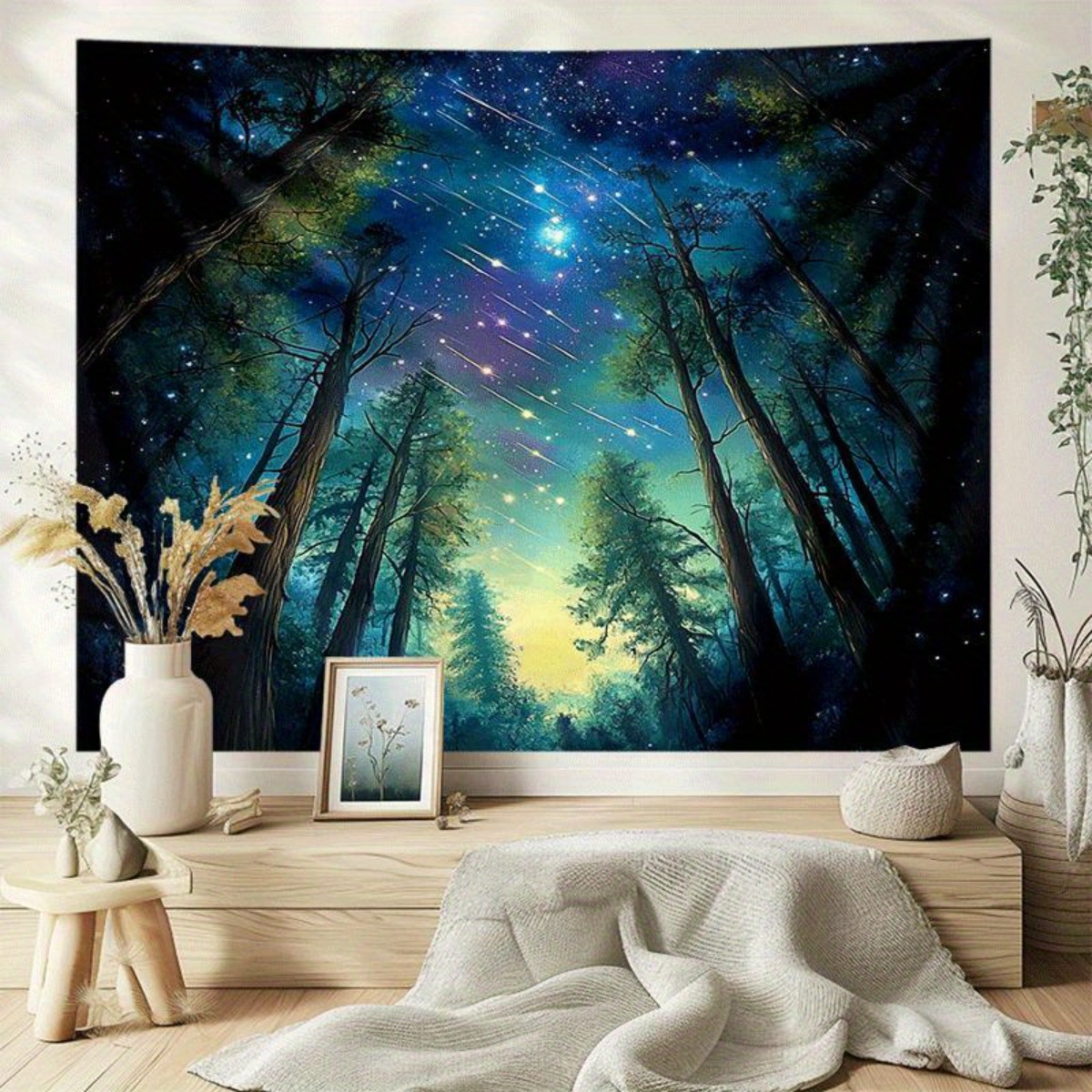 Noite estrelada floresta céu t - Interior Design Hd avaliação e preço