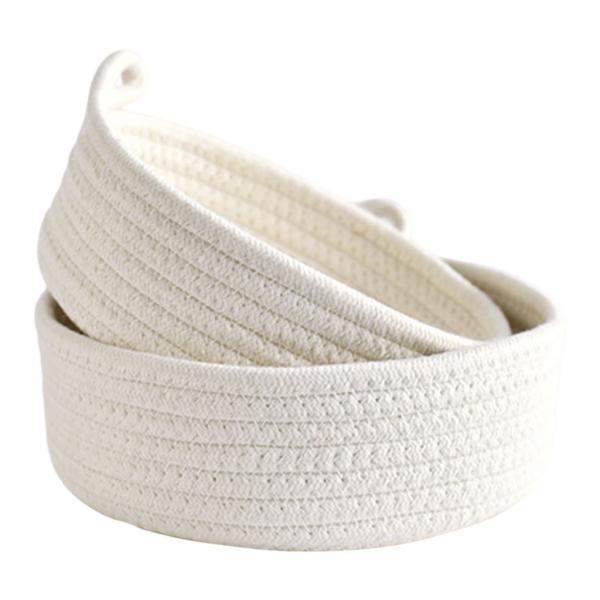 Cestas Redondas Pequenas de Co - Woven Basket Set avaliação e preço