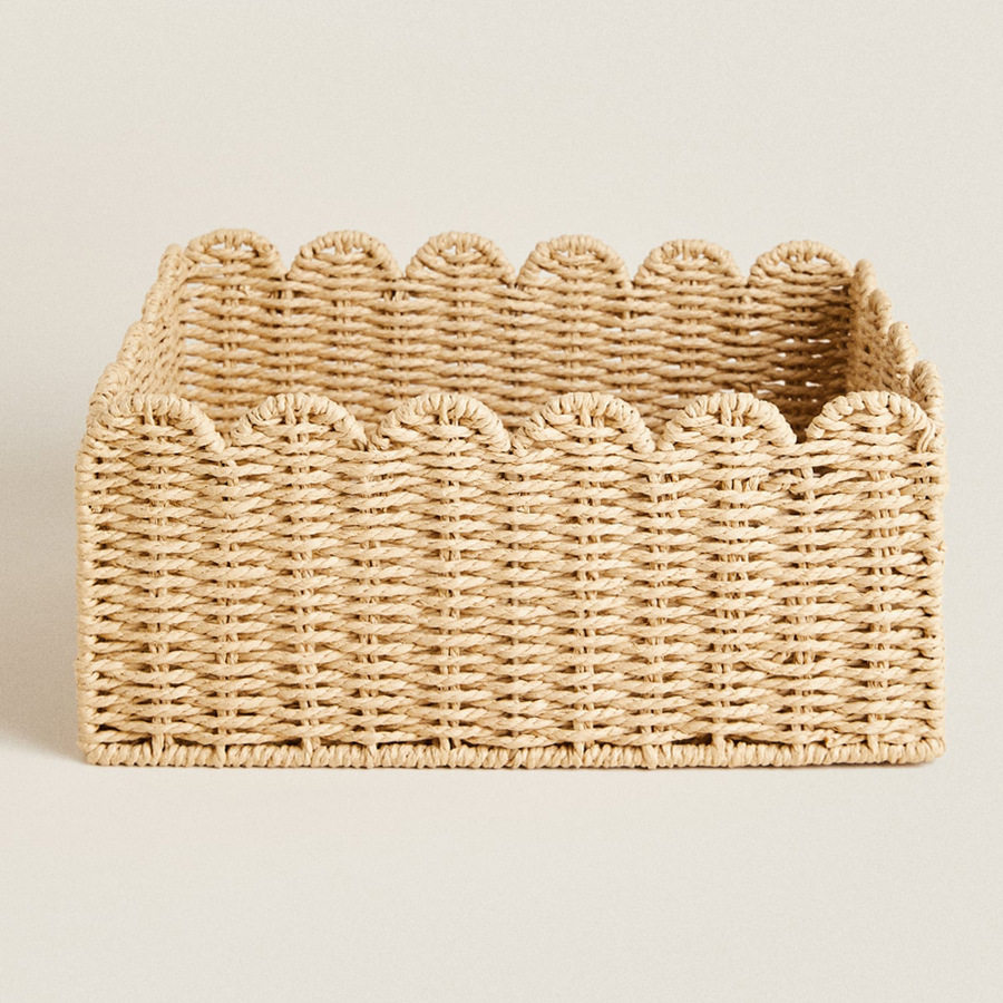 Cesta de armazenamento tecida  - Woven Basket Set avaliação e preço