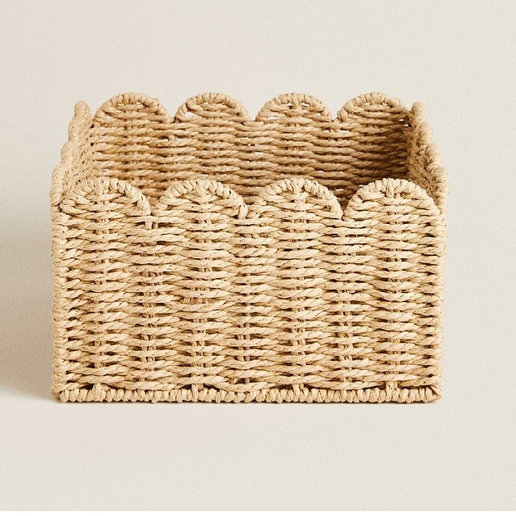 Cesta de armazenamento tecida  - Woven Basket Set avaliação e preço
