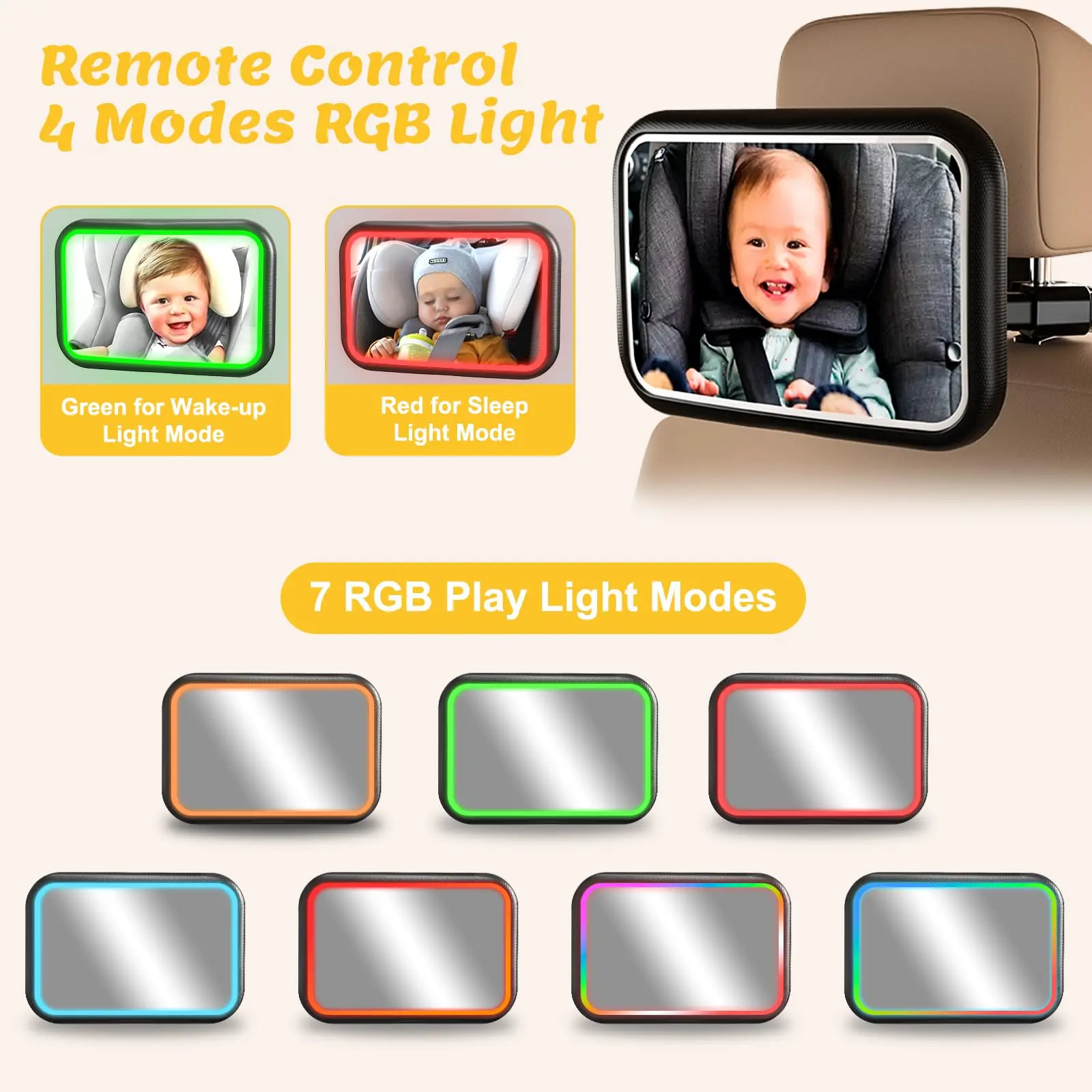Espelho de carro para bebê com - Interior Design Remote avaliação e preço