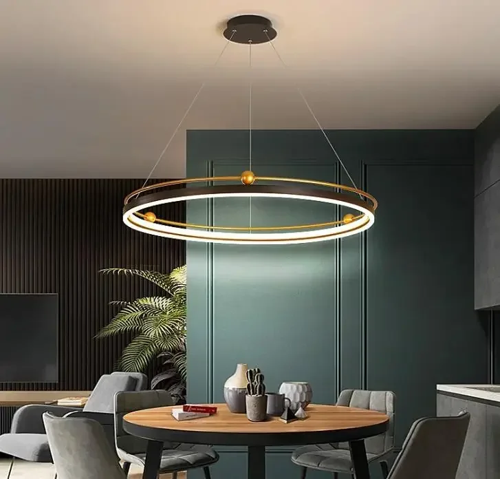 Lustre moderno de led, luzes c - Engineering And Interior Design avaliação e preço